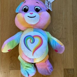 MCare Bears 2021 Togetherness Bear 10” Plush Soft Rainbow Tie Dye Heart